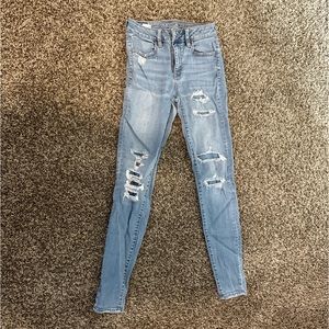 American Eagle Ripped Skinny Jeans